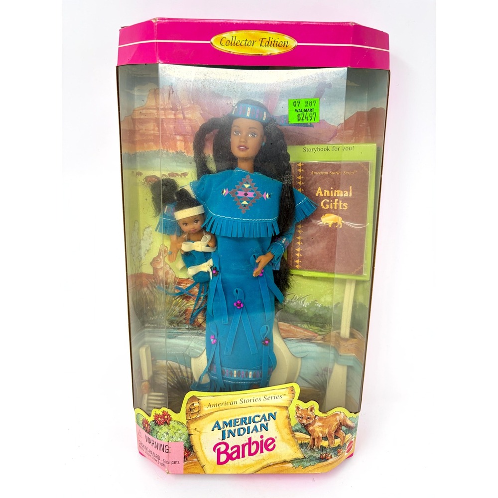 Mattel American Indian Barbie Doll 1995 American Stories Series 17313 NIB